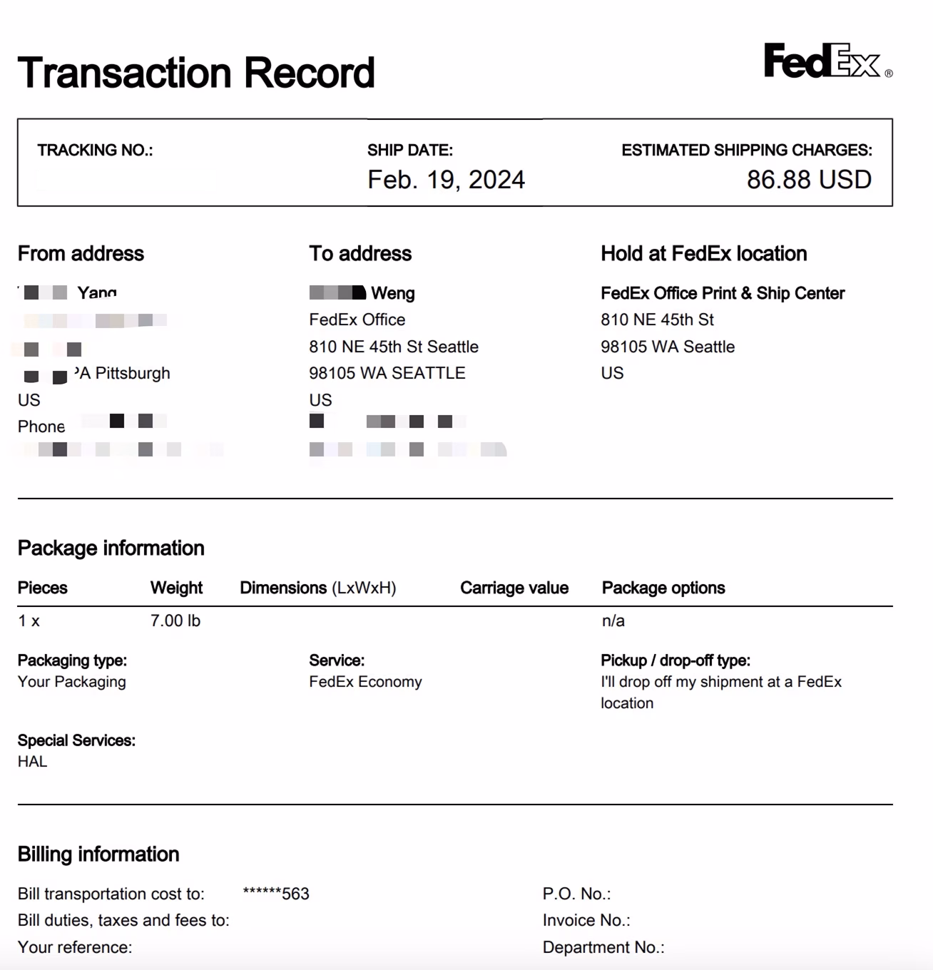 FedEx 派送现场（Mac Studio）
